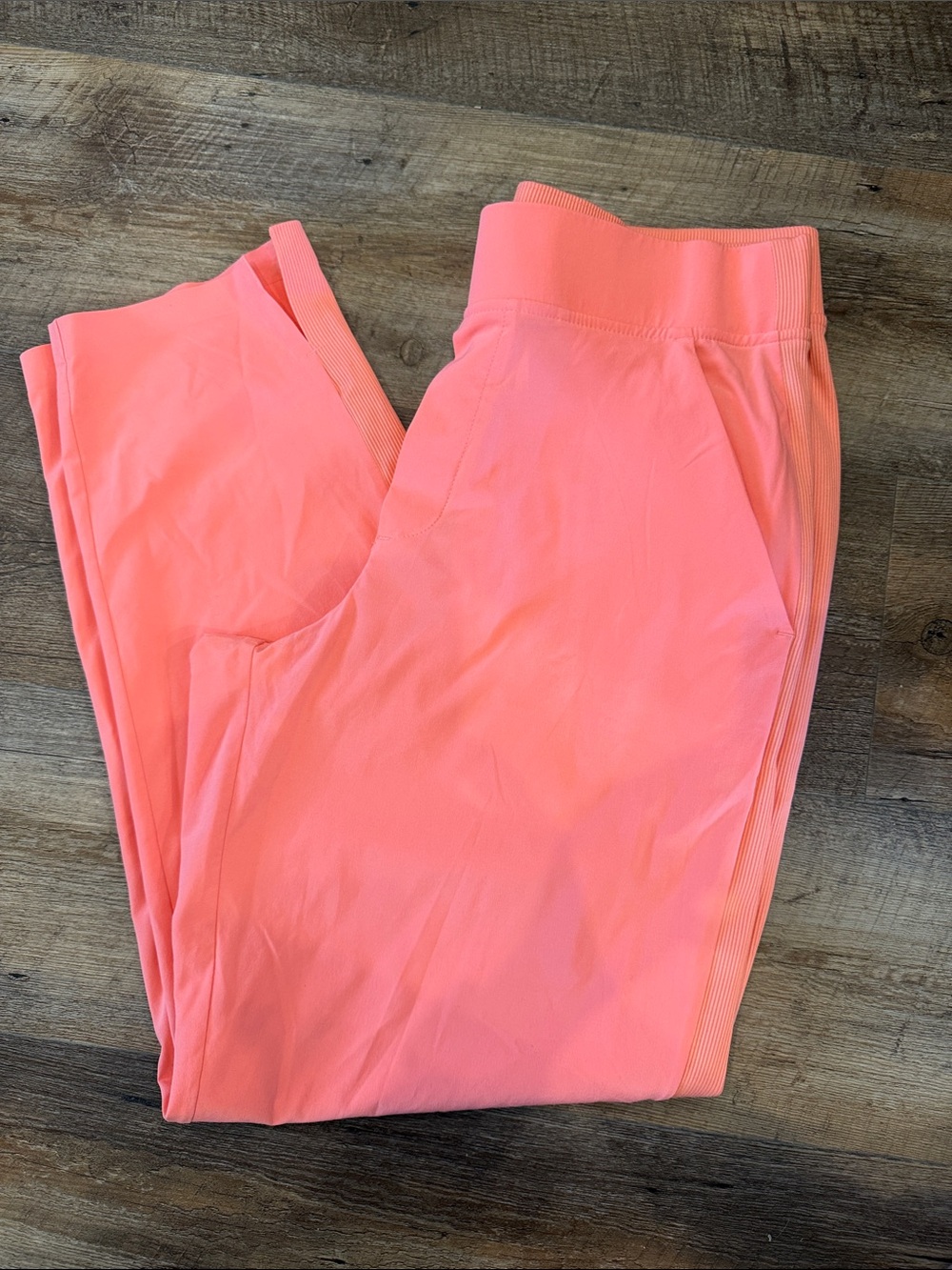 Athleta Brooklyn Coral Pink Mid Rise Ankle Pants
